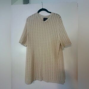 Abercrombie & Fitch Beige Crewneck Shirt